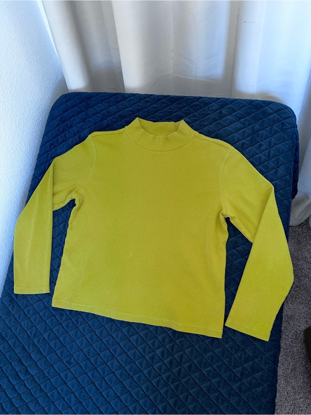 Liz Claiborne Green Mock Neck Sweater - Women’s Casual Long Sleeve - Size Medium